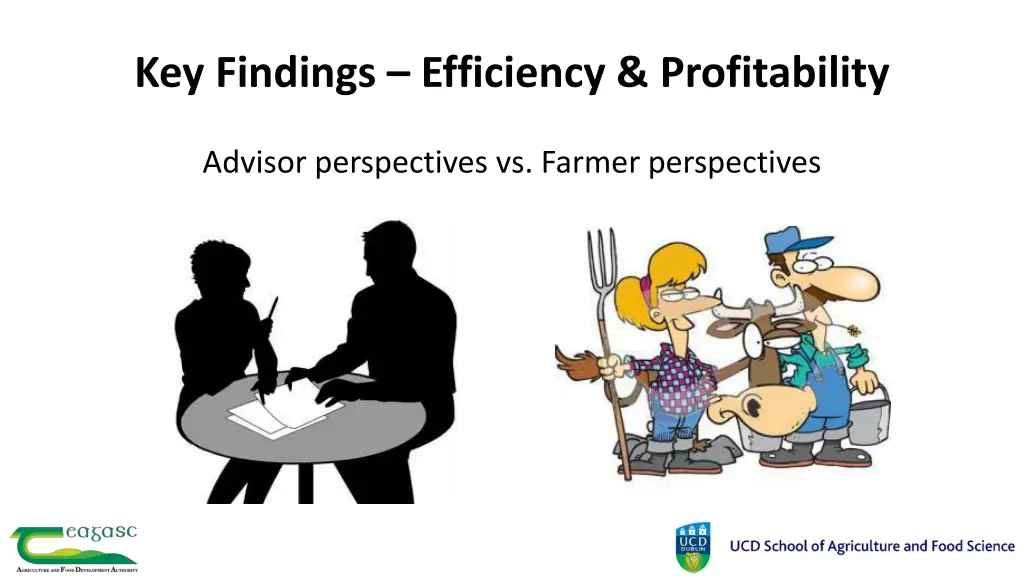 key findings efficiency profitability