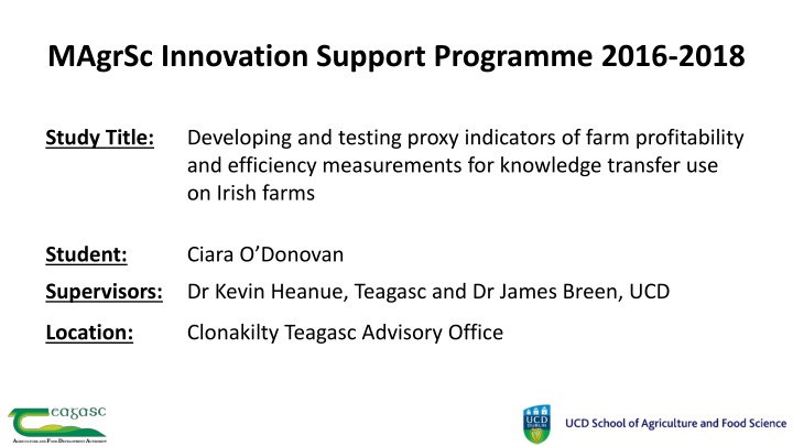 magrsc innovation support programme 2016 2018