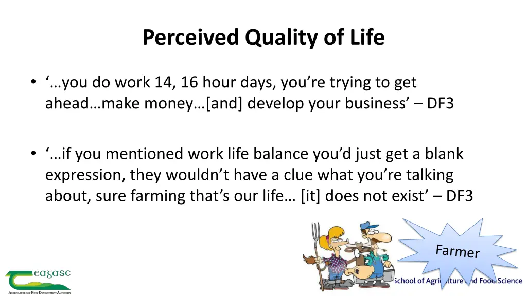 perceived quality of life 2