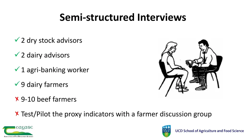 semi structured interviews