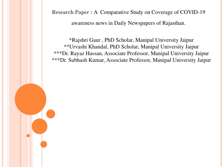 research paper a comparative study on coverage