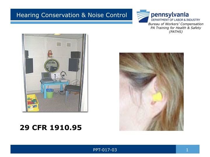 hearing conservation noise control