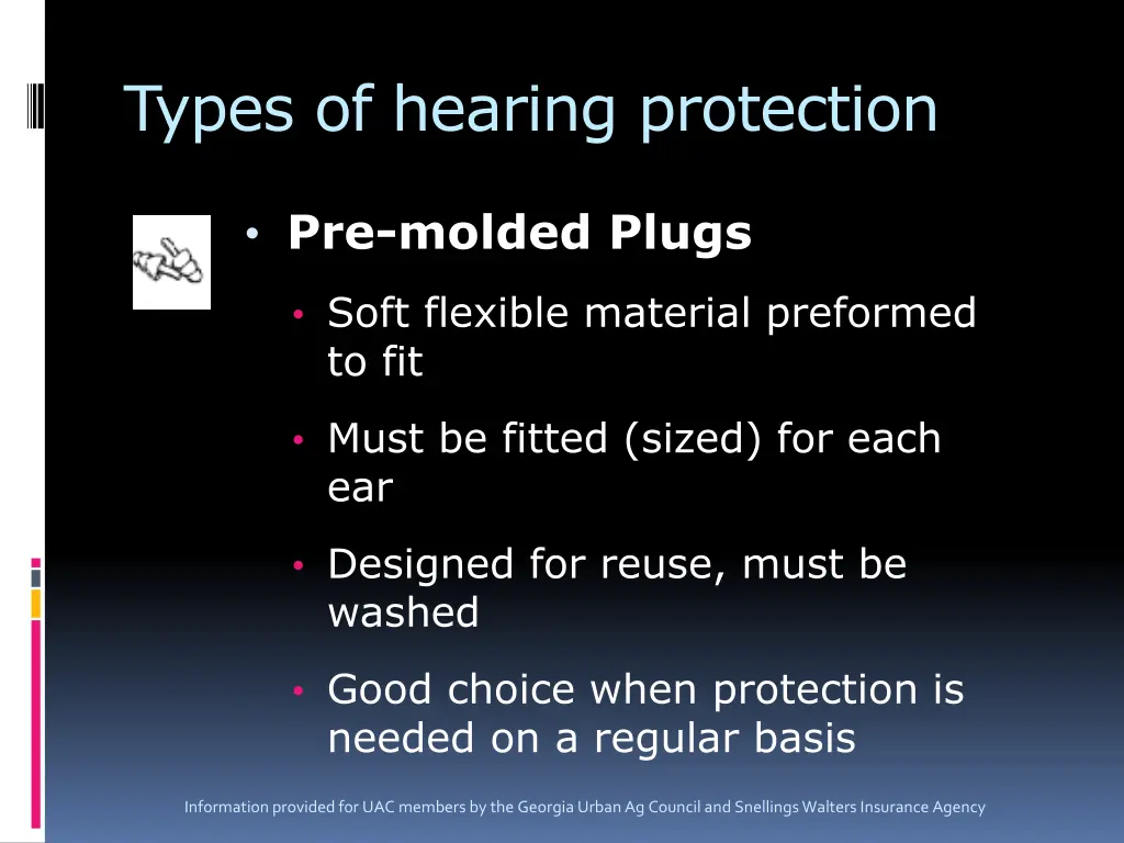 types of hearing protection 1