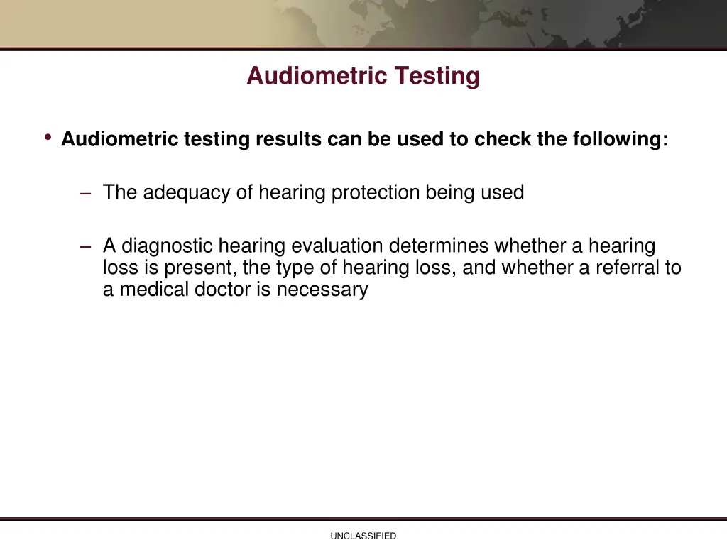 audiometric testing