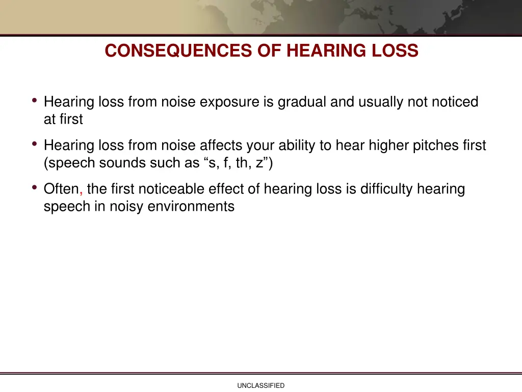 consequences of hearing loss