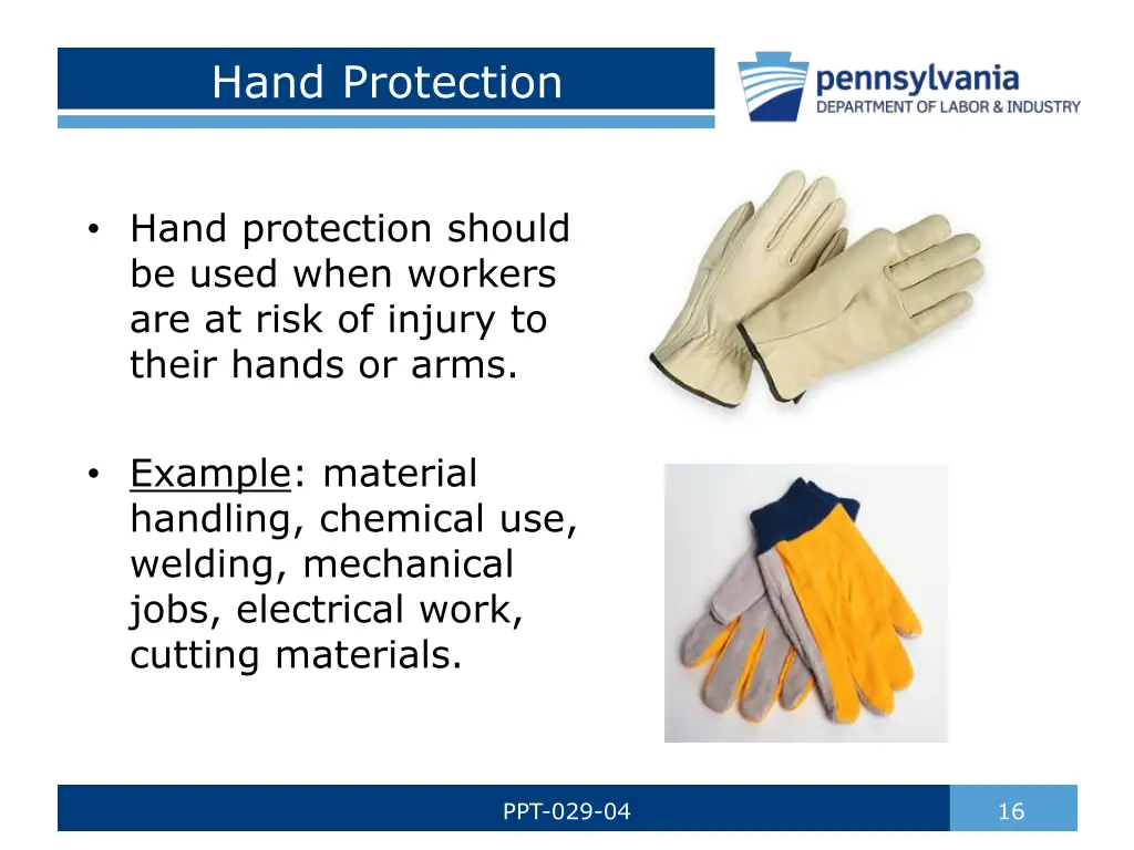 hand protection