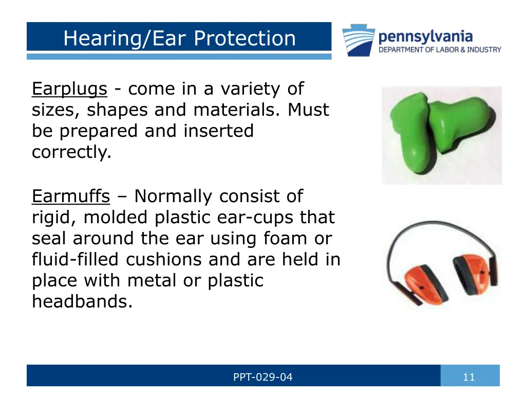 hearing ear protection