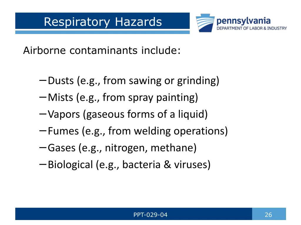 respiratory hazards 2