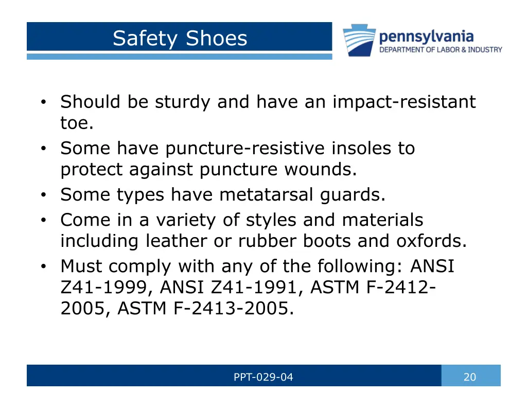 safety shoes