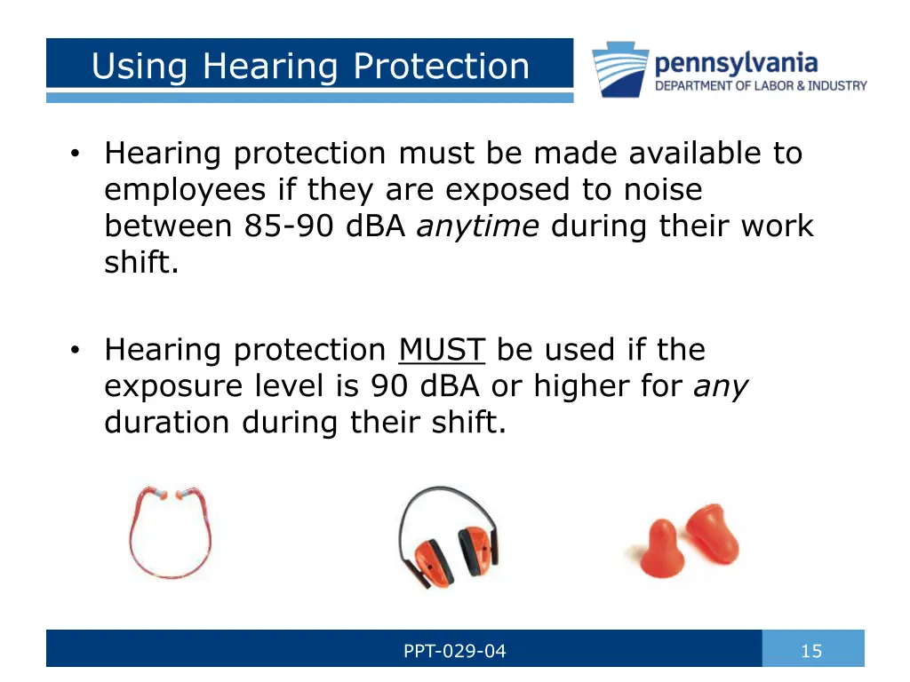 using hearing protection 1