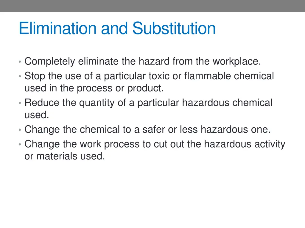 elimination and substitution