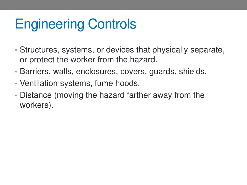 engineering controls