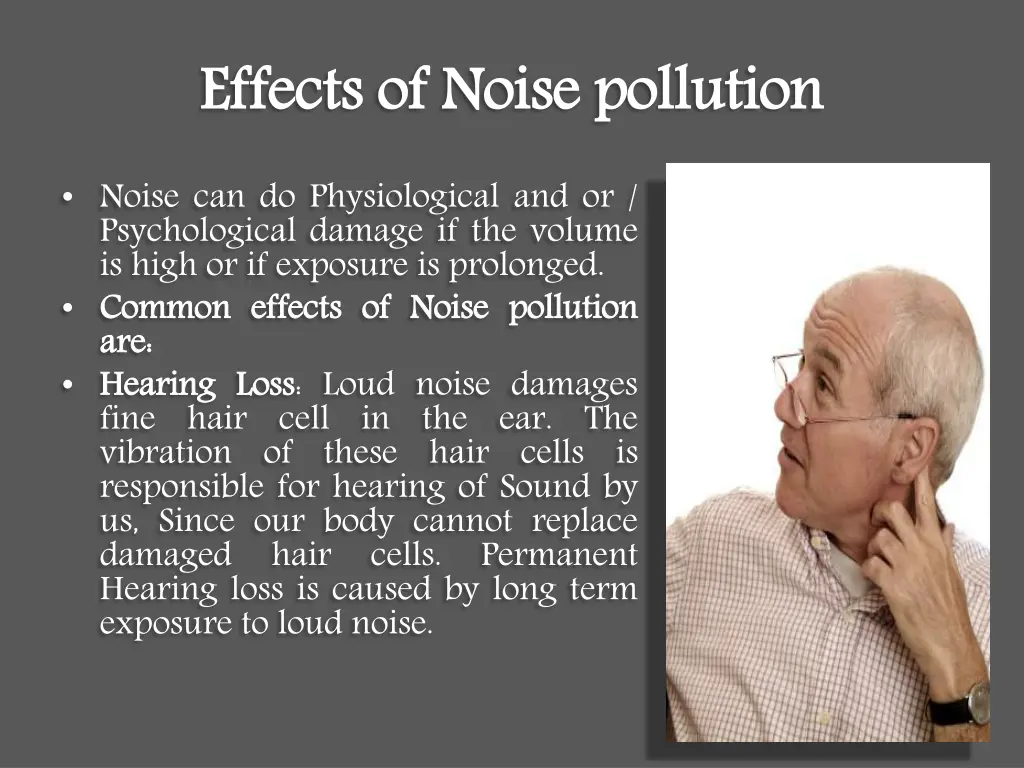 effects of noise pollution