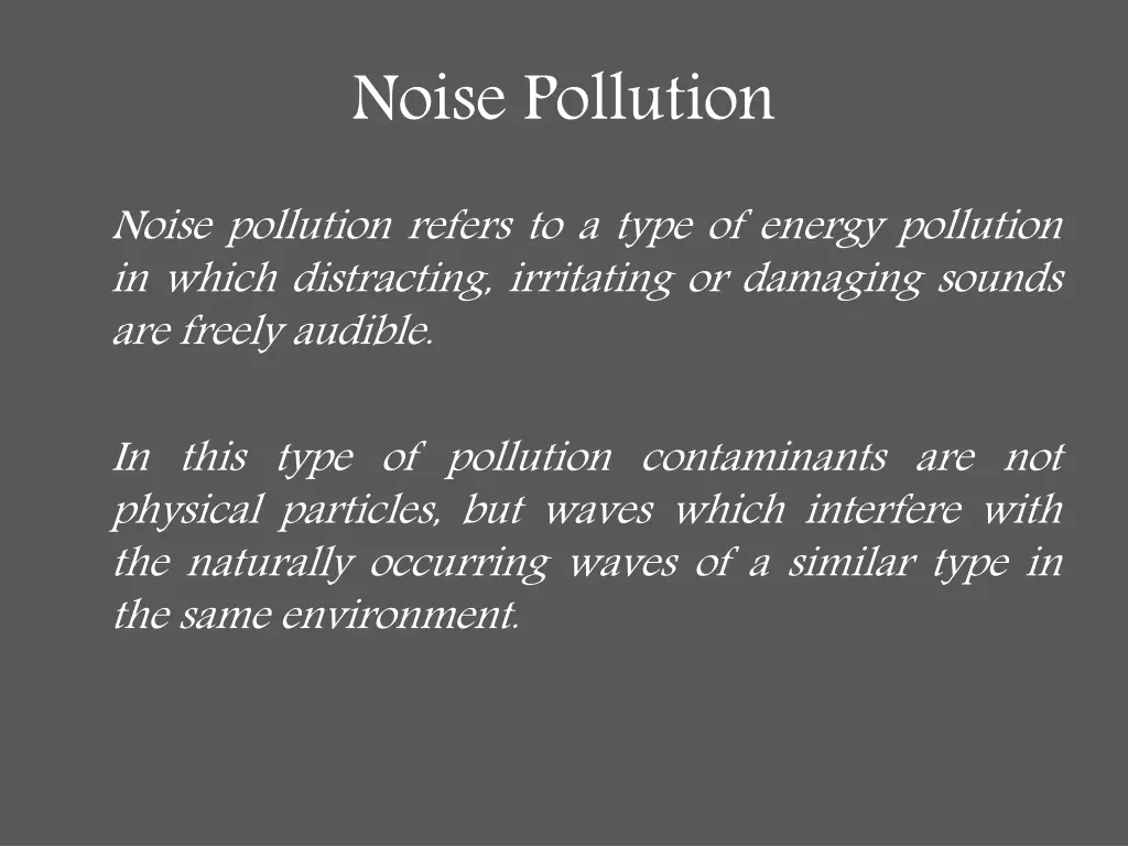 noise pollution 1