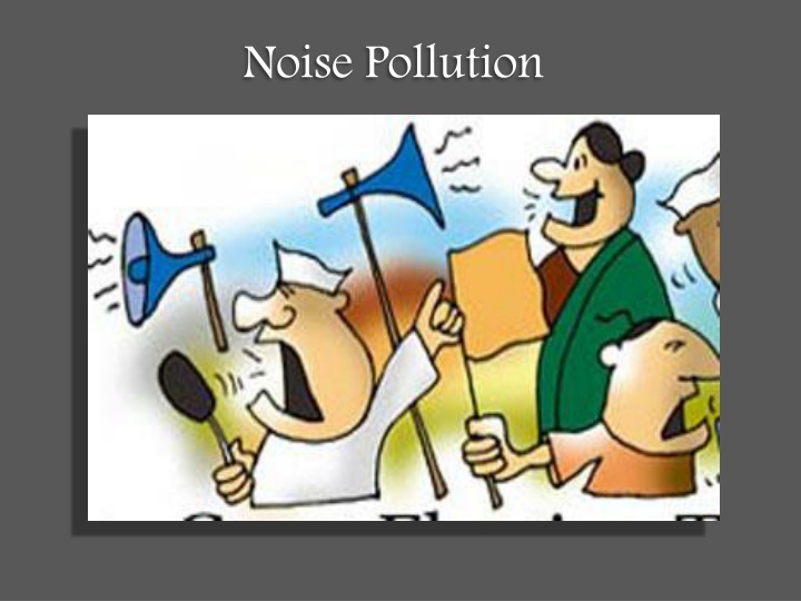 noise pollution