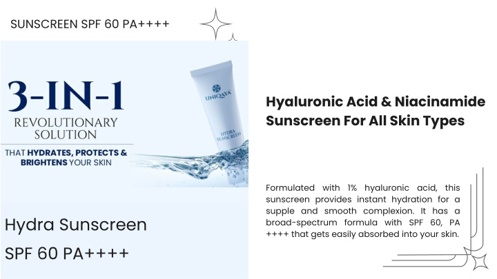 sunscreen spf 60 pa