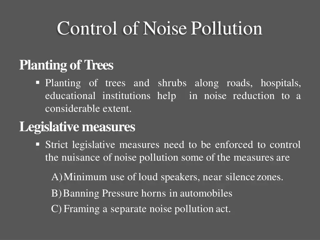 control of noisepollution 3