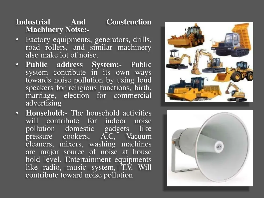 industrial machinery noise factory equipments