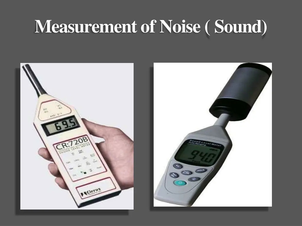 measurement of noise sound 1