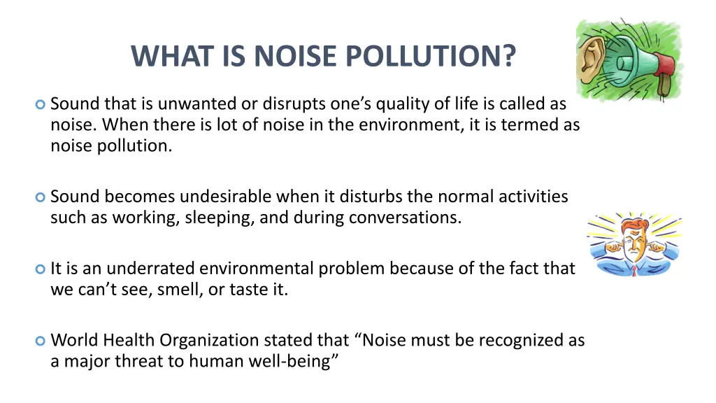 what is noise pollution