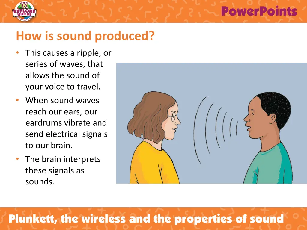 how is sound produced 1