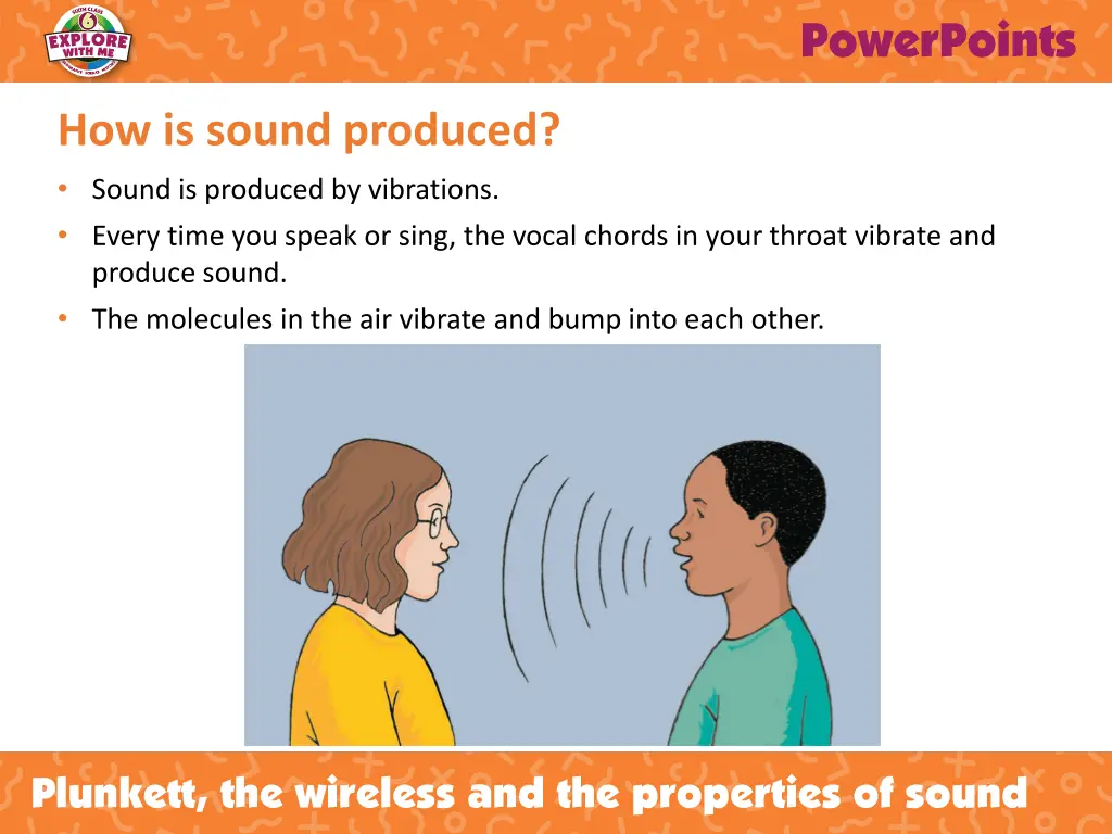 how is sound produced