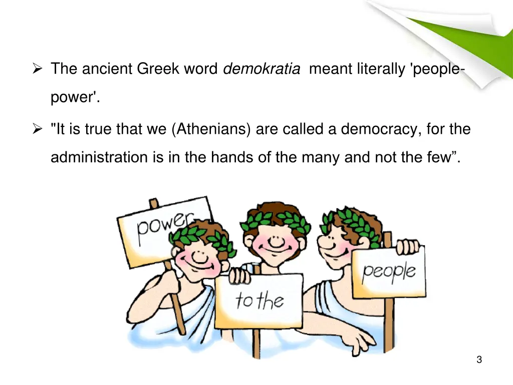 the ancient greek word demokratia meant literally