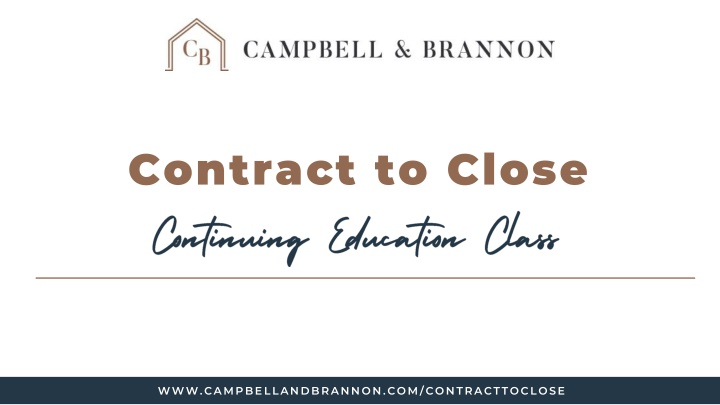 contract to close