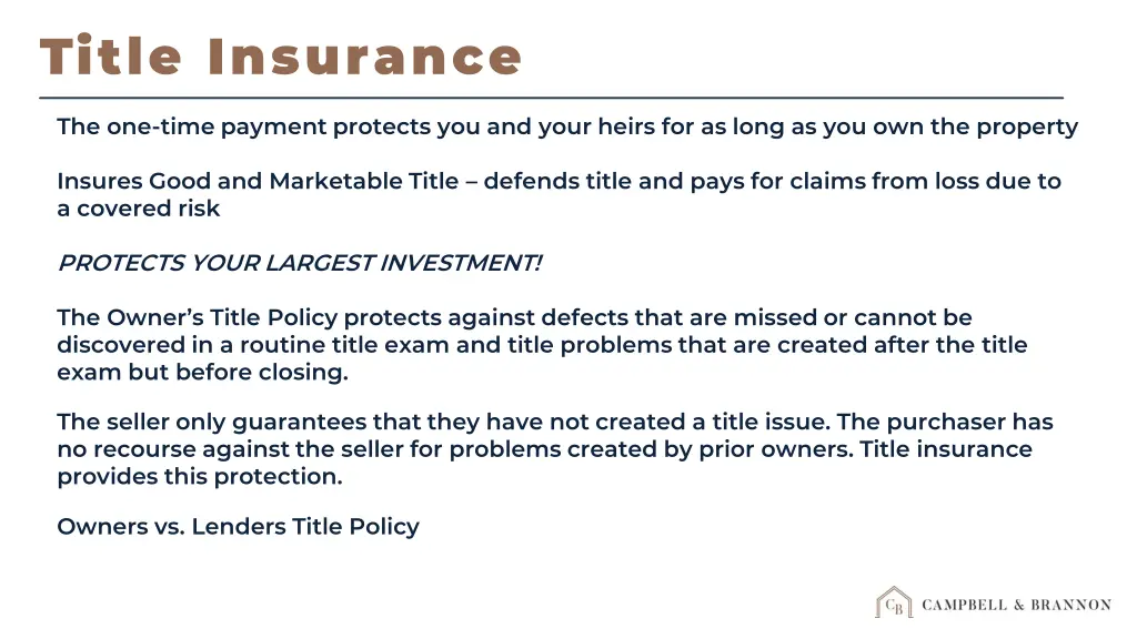 title insurance