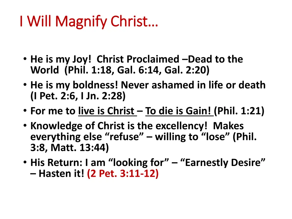 i will magnify christ i will magnify christ 4