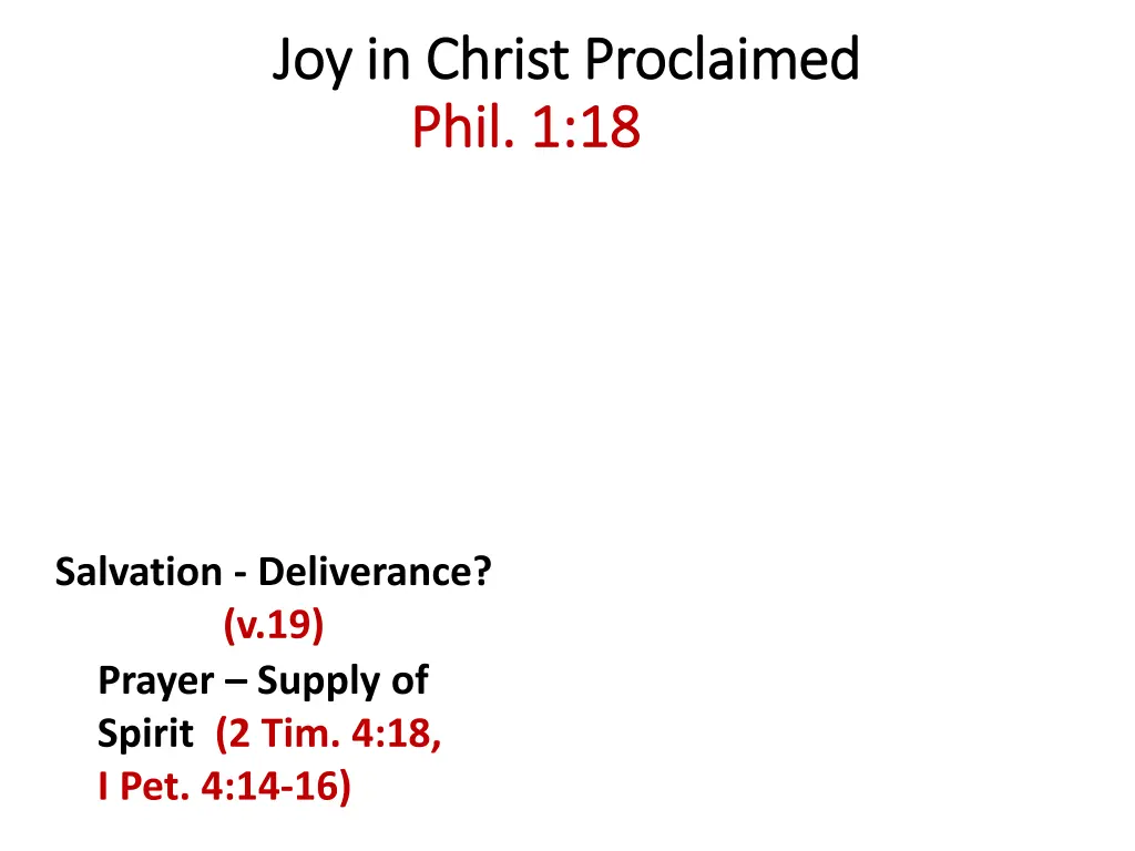 joy in christ proclaimed joy in christ proclaimed 1