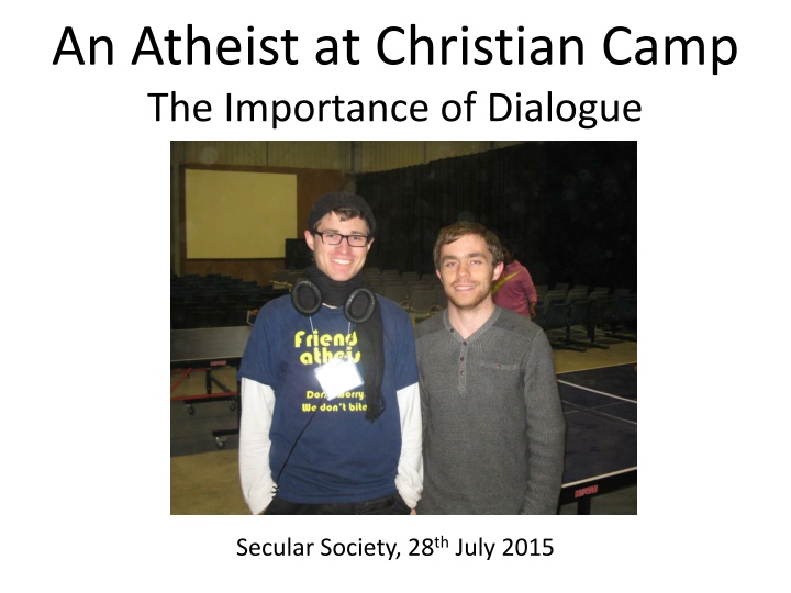 an atheist at christian camp the importance