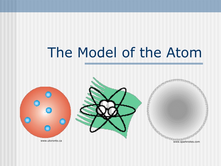 the model of the atom