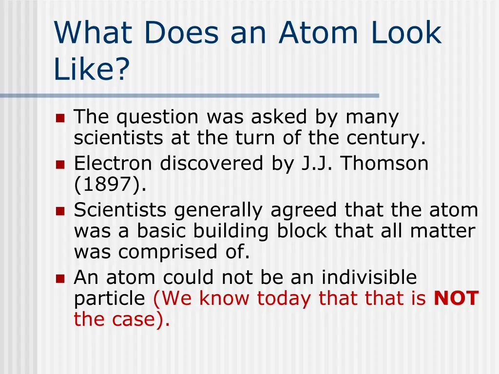 what does an atom look like