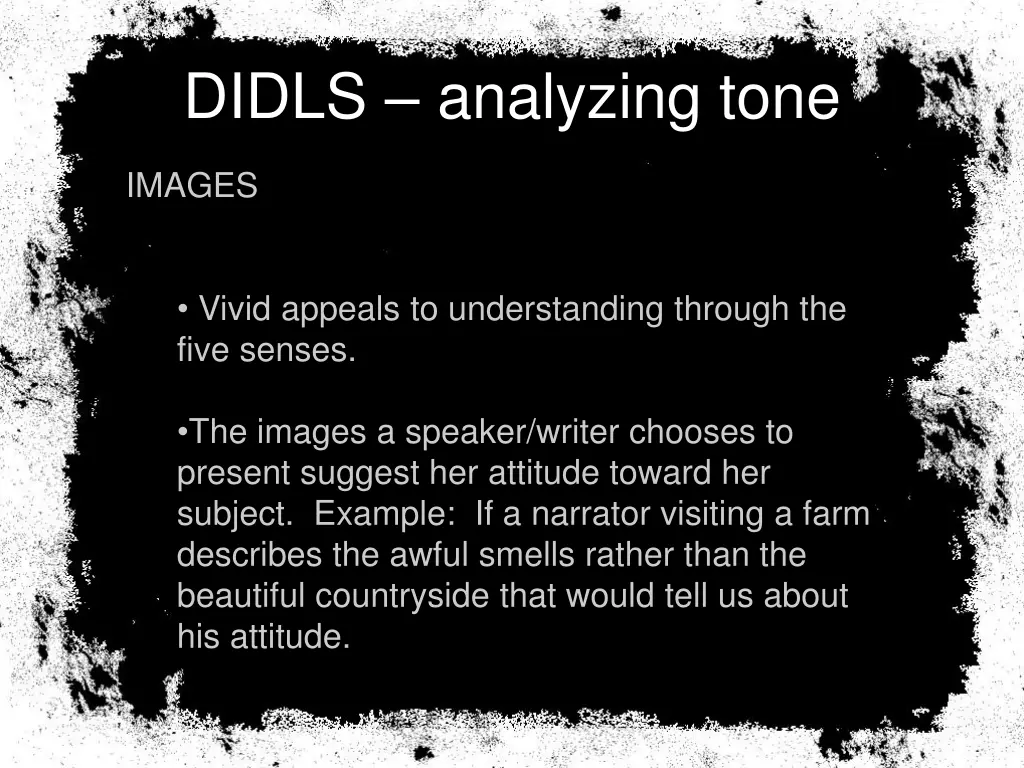 didls analyzing tone 1