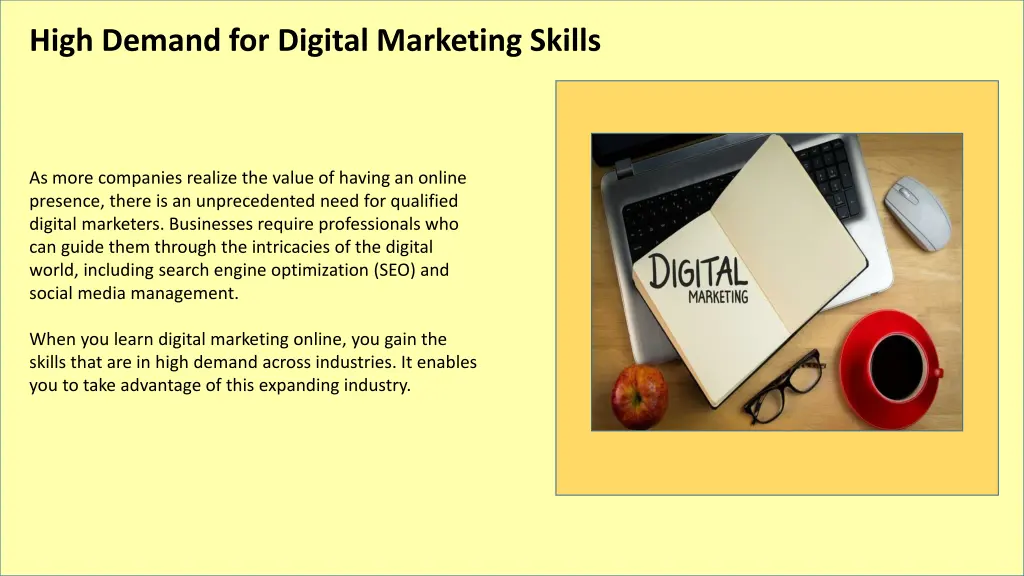 high demand for digital marketing skills