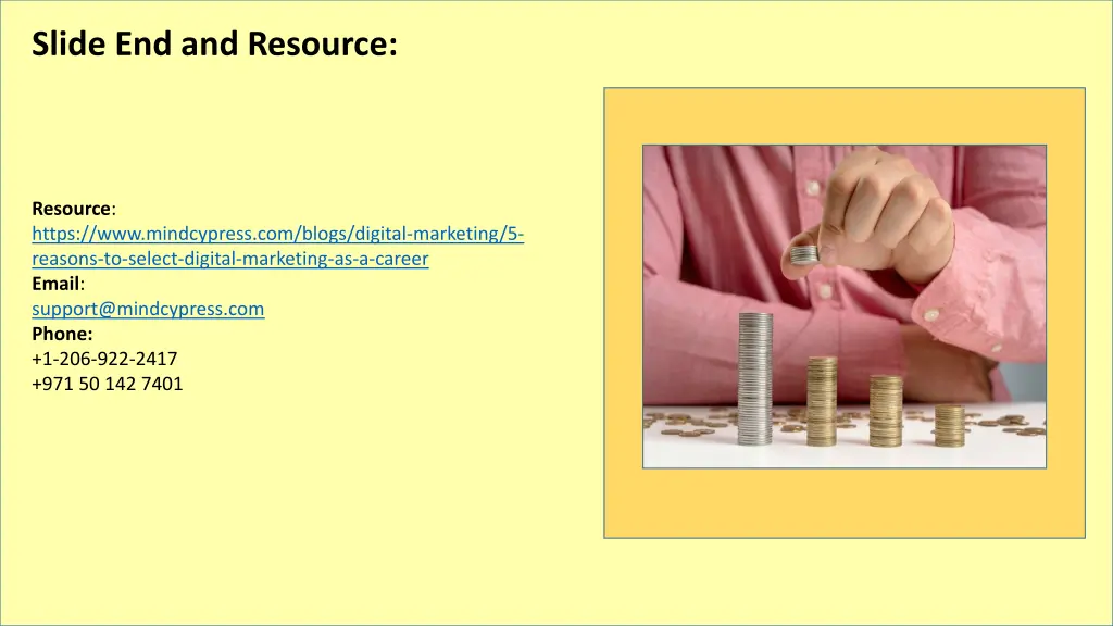 slide end and resource