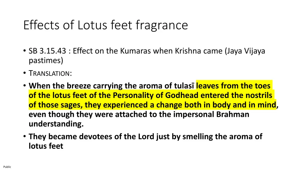 effects of lotus feet fragrance