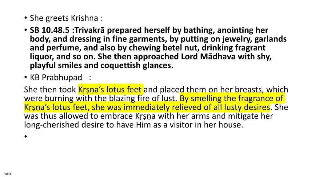 she greets krishna sb 10 48 5 trivakr prepared