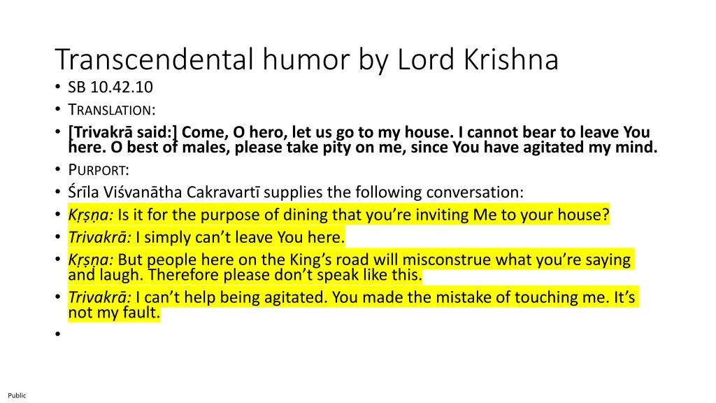 transcendental humor by lord krishna