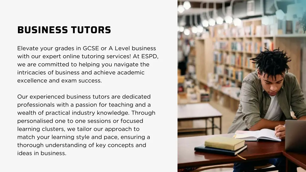 business tutors