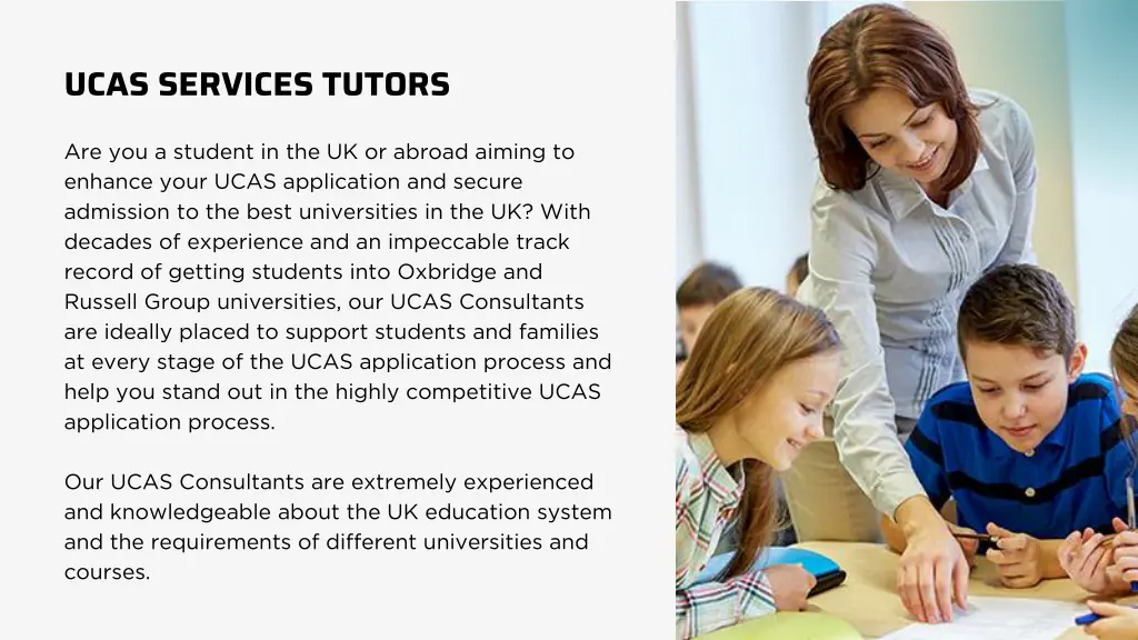 ucas services tutors