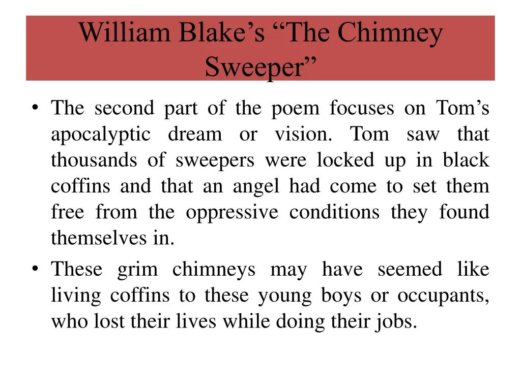 william blake s the chimney sweeper 3