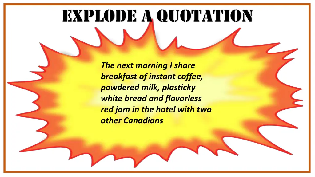 explode a quotation 2