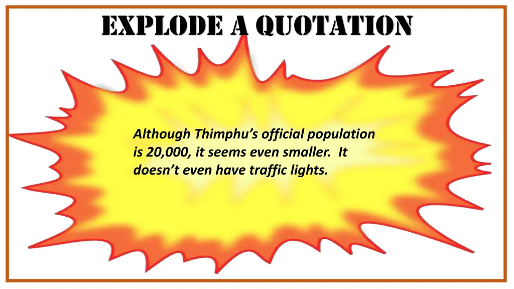 explode a quotation 4