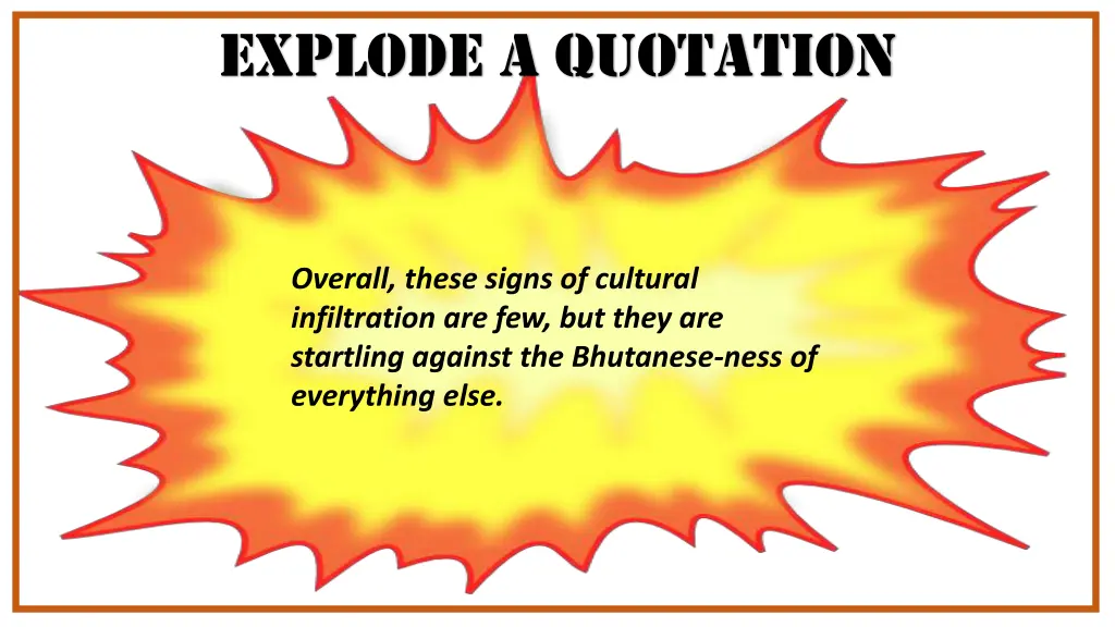 explode a quotation 6