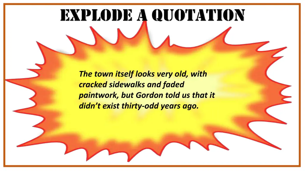 explode a quotation 7