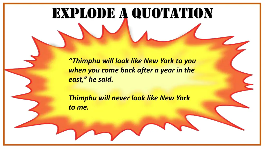 explode a quotation 8