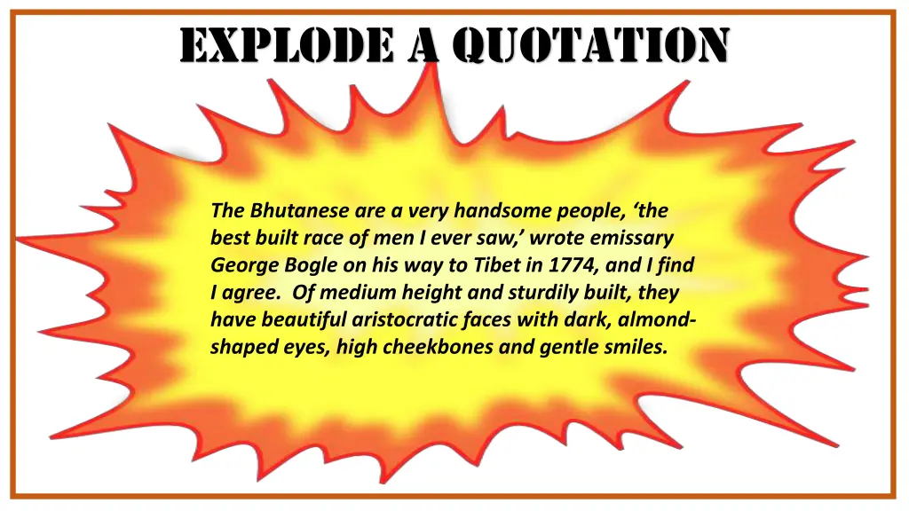 explode a quotation 9