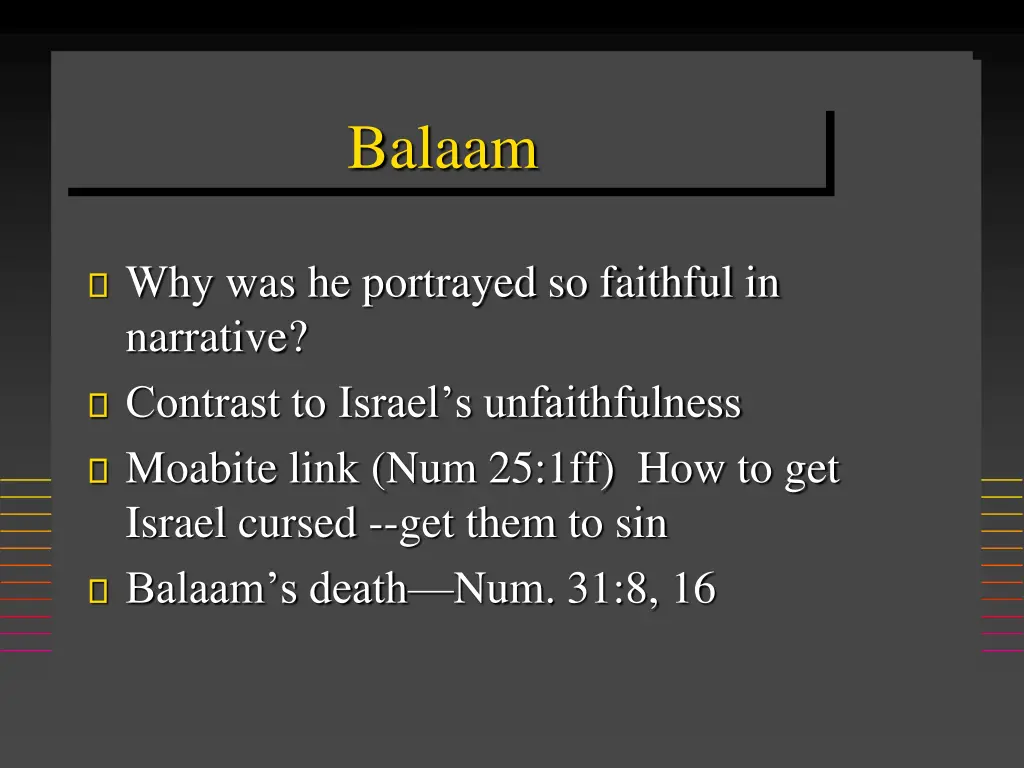 balaam 1